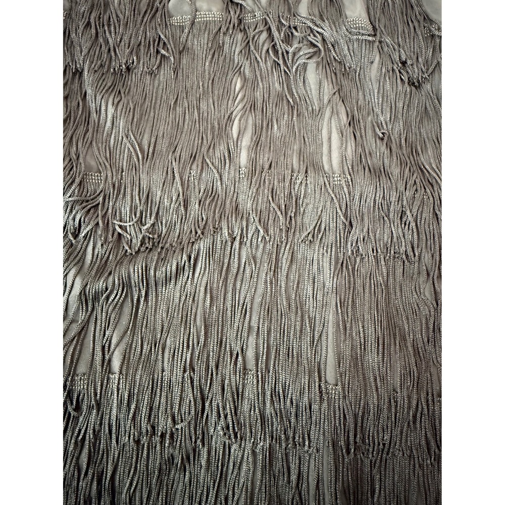 NEW Lauren Ralph Lauren Fringe Skirt Women's 20W Flapper Gatsby Cocktail‎ Black - Picture 3 of 10
